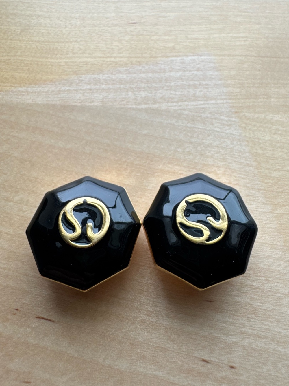 Vintage St John clip on earrings